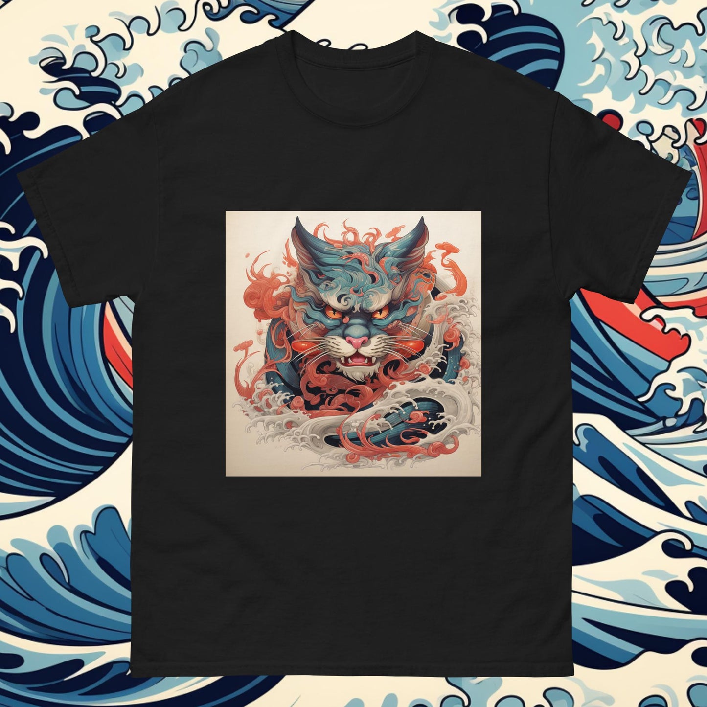 Dragon Cat T-Shirt classic tee